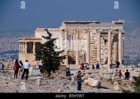 Akropolis Parthenon Restaurierung Renovierung Athen Griechenland Griechisch Stockfoto