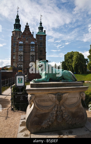 Rosenborg Slot (die königliche Schatzkammer) in die Royal Garden, Copenagen, Dänemark Stockfoto