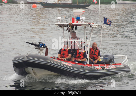 Feuer Boot im Hafen von Halifax. Stockfoto