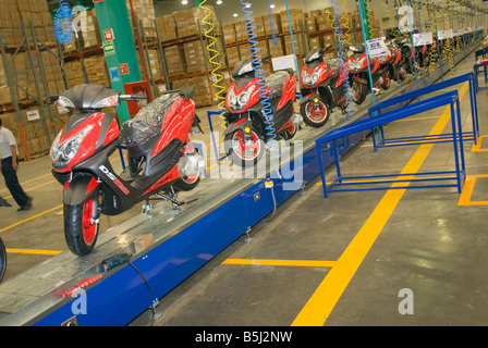 Chinesische Unternehmen Italika Motorrad Montagewerk in Toluca Estado de México, Mexiko Stockfoto