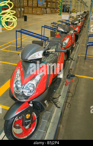 Chinesische Unternehmen Italika Motorrad Montagewerk in Toluca Estado de México, Mexiko Stockfoto