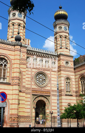 Der maurische Stil große Synagoge Budapest Ungarn Stockfoto