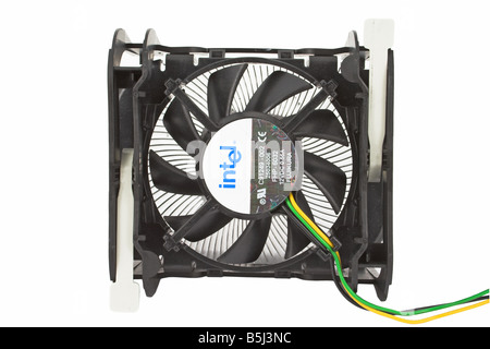 Ventilator für einen Pentium 4-Prozessor Stockfoto