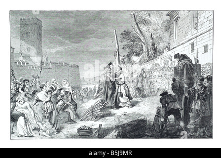 Das Martyrium von Ridley und Latimer gemalt von Sir George Hayter M A S L aus der Ausstellung des britischen Instituts März 29 Stockfoto