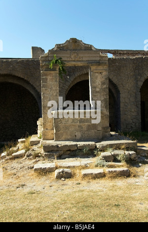 St Mary Abtei Santa Maria a Mare Insel San Nicola Tremiti Gragano Apulien Italien Stockfoto