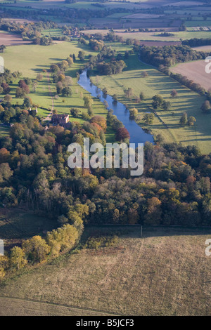 Bayfield Estate Glaven Tal Norfolk UK Oktober Stockfoto