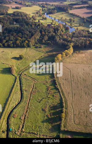 Bayfield Estate Glaven Tal Norfolk UK Oktober Stockfoto