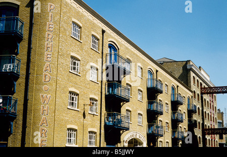 Pierhead Wharf, Wapping High Street, London E1 Stockfoto