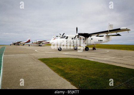 Isles of Scilly Skybus DeHavilland Twin Otter Stockfoto