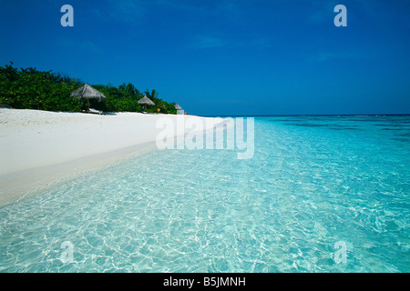 Coco Palm Resort auf den Malediven - Insel Dunikolu- Stockfoto