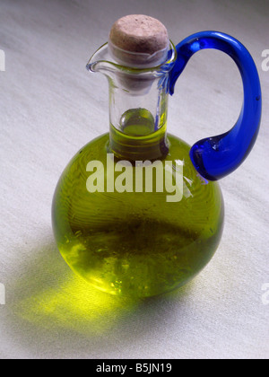 Kreta eine Flasche kalten natives Olivenöl gepresst Stockfoto