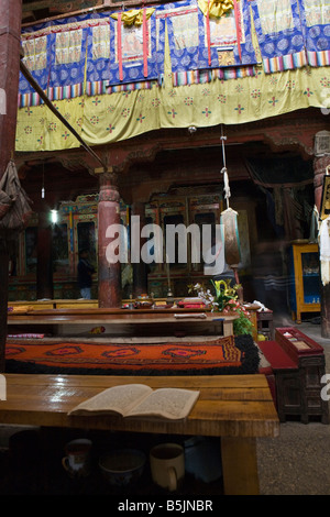 Gebetbuch hemis gompa Ladakh Stockfoto