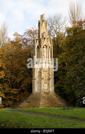 Königin Eleanor Cross - Northampton Stockfoto