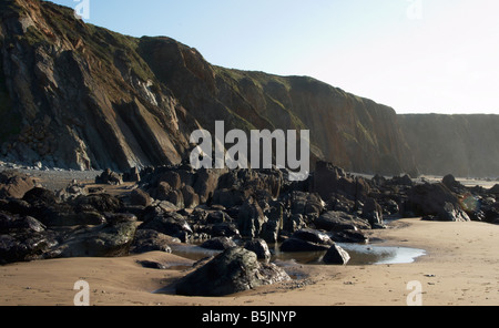 Morgen um Marloes Sand Pembrokeshire Wales Stockfoto