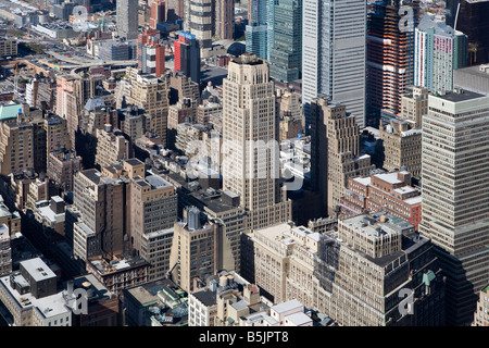 Blick von der Sternwarte des Empire State Building, New York City, USA Stockfoto