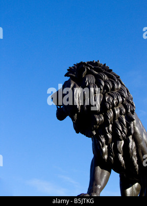 Maiwand Löwe Skulptur War Memorial Forbury Gardens-Reading Berkshire UK Stockfoto