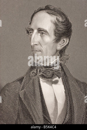 John Tyler, 1790-1862. 10. Präsident der Vereinigten Staaten von Amerika. Stockfoto