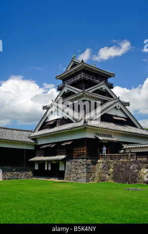 Uto-Turm, Burg Kumamoto, Kumamoto Stadt, Kumamoto-Präfektur, Kyushu, japan Stockfoto