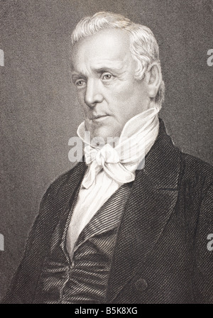 James Buchanan, 1791 - 1868. 15. Präsident der Vereinigten Staaten von Amerika. Stockfoto