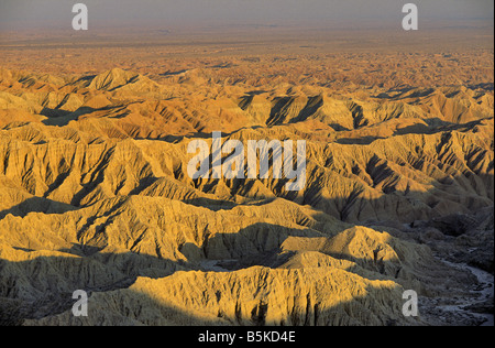 Borrego Badlands gesehen von Schriftarten Punkt an der Anza Borrego Desert State Park Kalifornien USA Stockfoto