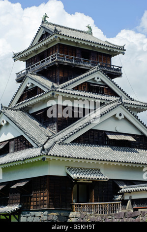 Uto-Turm, Burg Kumamoto, Kumamoto Stadt, Kumamoto-Präfektur, Kyushu, japan Stockfoto