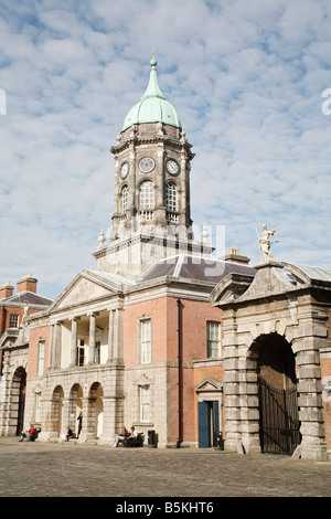 Der obere Hof des Dublin Castle vom Architekten Sir Edward Lovett Pearce in Dublin 2, Irland Stockfoto