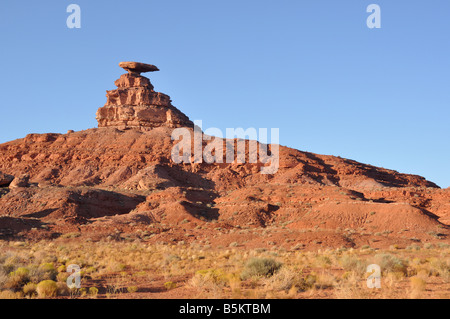 Mexican Hat Rock im Südosten von Utah Stockfoto