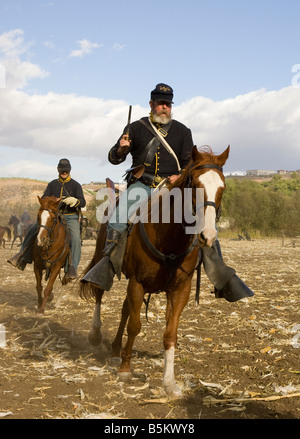 Civil War Reenactment Stockfoto