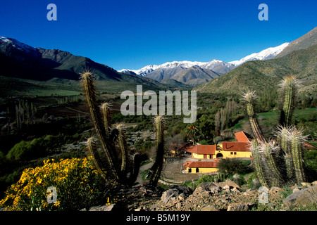 Hacienda Los Andes Rio Hurtado-Chile Stockfoto