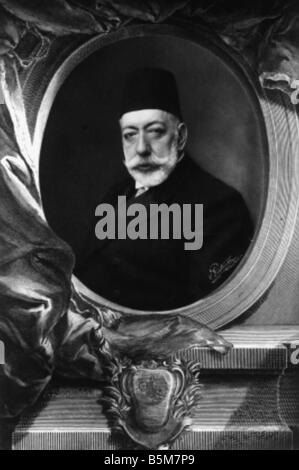 Mehmed V Reshad Porträt 1915 Mehmed V Reshad türkischen Sultan 1909 18 Constantinople 2 11 1844 ebd. 3 7 1918 Portrait Photo 1915 Stockfoto