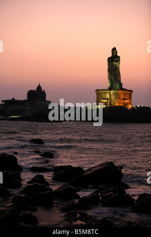 Kanyakumari-der südlichste Punkt des indischen Subkontinents Stockfoto