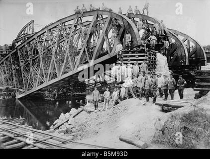 2 G55 O1 1915 37 B WW1 östlichen vorderen deutschen Bataillon Geschichte Welt Krieg einen östlichen vorderen 2. Schlacht für Lemberg September 1915 Offic Stockfoto