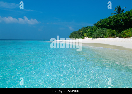 Soneva Fushi Resort auf den Malediven - Insel Kunfunadhoo- Stockfoto