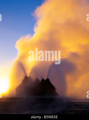 Fly Geysir Black Rock Wüste Nevada Stockfoto