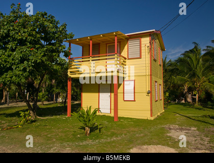 CAYE CAULKER BELIZE Haus Stockfoto