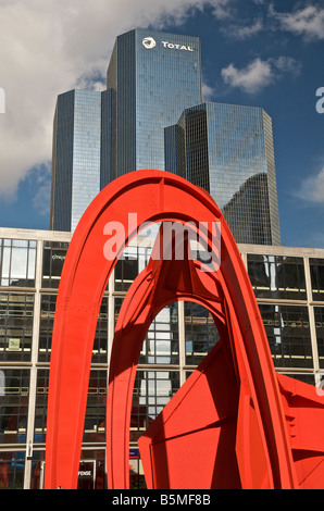 La Défense Business-Park in Paris Frankreich Stockfoto