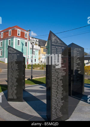 Die Fischer s Memorial und Tribut in Lunenburg Nova Scotia Stockfoto