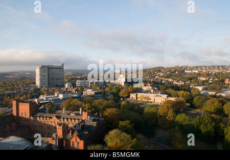 Am frühen Morgen Blick über Sheffield South Yorkshire England Stockfoto