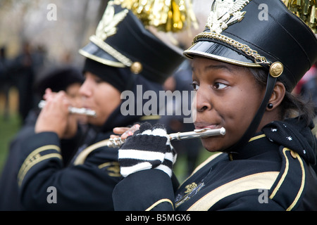 High School Marching Band Stockfoto