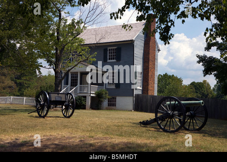 Gleichaltrigen Haus, Appomattox Court House National Historical Park, Appomattox, Virginia. Stockfoto