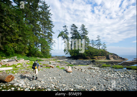 Juan De Fuca Marine Trail Stockfoto