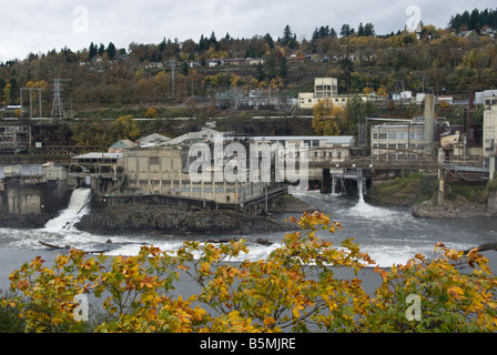 Willamette Falls Power Station Stockfoto