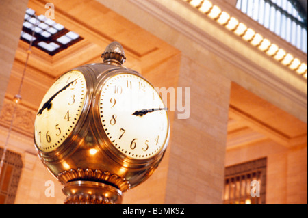 Uhr im Grand Central Terminal NYC Stockfoto