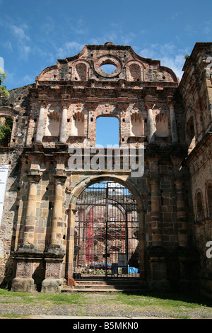 Compañia de Jesus Building Renovierungen und Restaurierungen im Casco Antiguo von Panama City. Stockfoto