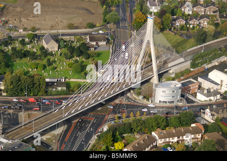 Dundrum Luas Brücke Aerial Dublin Stockfoto