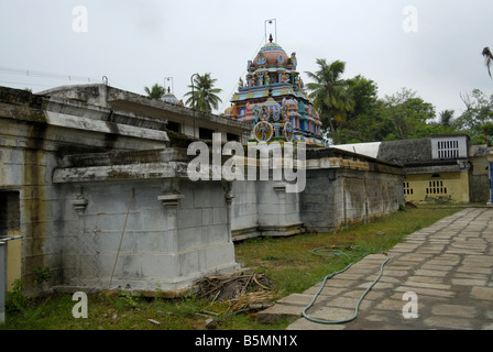 HARA SAAPA VIMOCHANA PERUMAL TEMPEL IN DER NÄHE VON THIRUVAYYAR THANJAVUR TAMILNADU Stockfoto