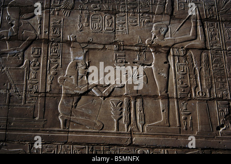 Tempel des Amun in Karnak, Luxor, Ägypten Stockfoto