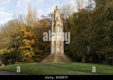 Königin Eleanor Cross - Northampton Stockfoto