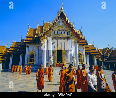 Wat Benchamabophit Marmor Tempel Bangkok Thailand Stockfoto