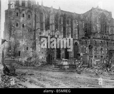 9-1917-11-20 A2 23 WW1 Schlacht von Cambrai Zerstörung Weltkrieg 1914-18 1 Frankreich Schlacht von Cambrai 20. 29. 11 1917-Offensive des Stockfoto